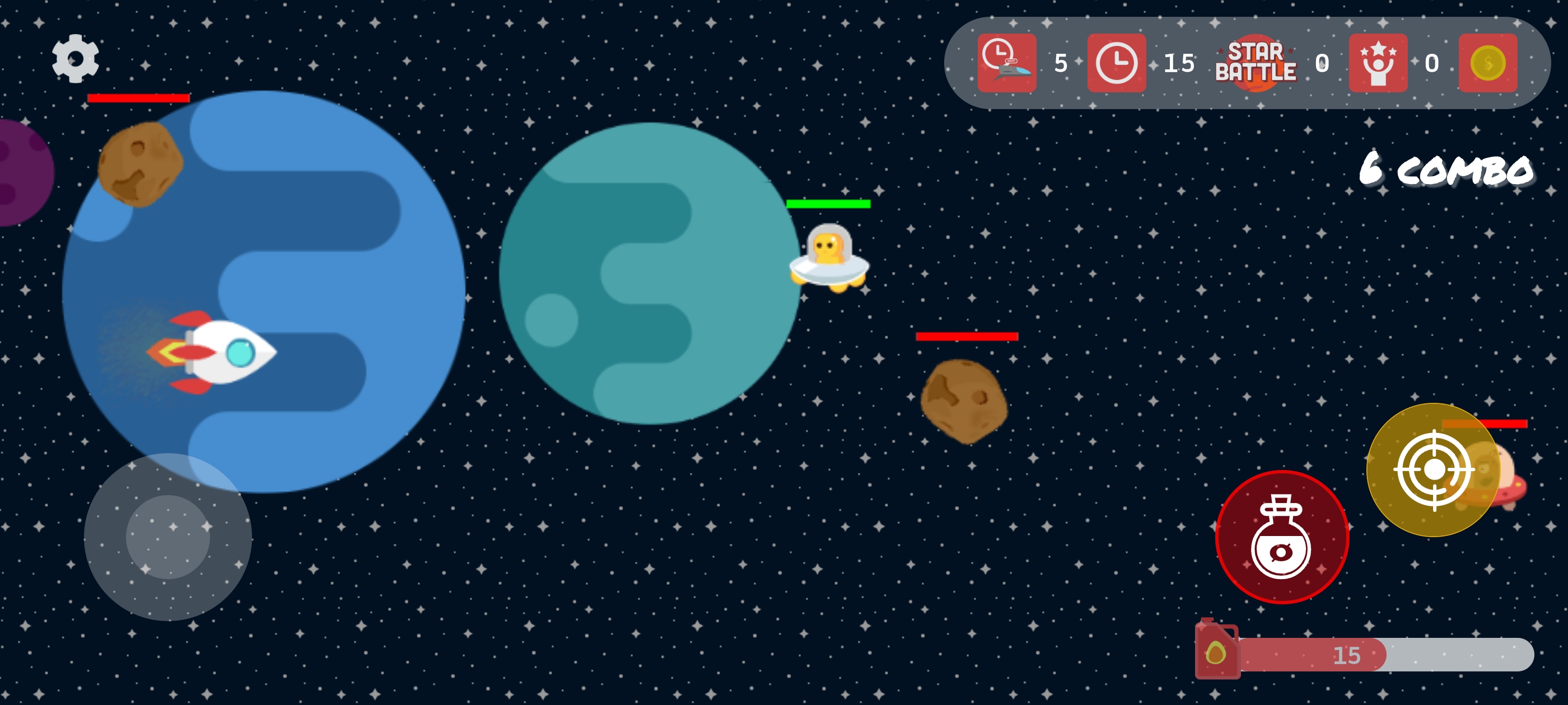 Middle Space - Mobile Web Game